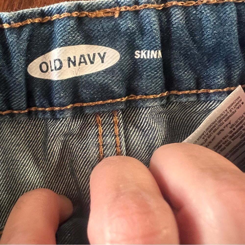 Old Navy Kids Boys Blue Skinny Jeans Size 14 - Picture 3 of 6